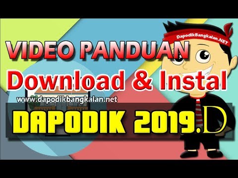 Cara Download dan Instal Dapodik versi  2019 D