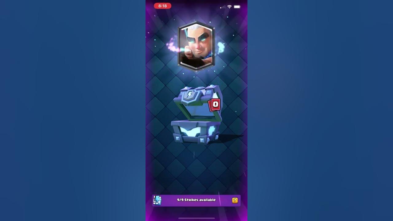 Mega lightning chest clash Royale YouTube