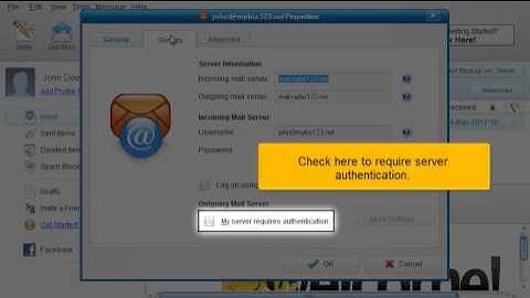 Configuring a POP email account with SSL in IncrediMail