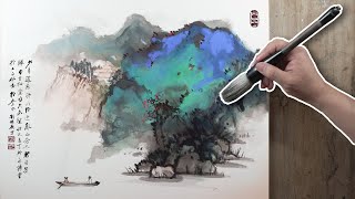 видео: Искусство вызова №95 /Китайская живопись/Горы, обрызганные чернилами/Чжан Дачен и его ливанские горы картинка: Искусство вызова №95 /Китайская живопись/Горы, обрызганные чернилами/Чжан Дачен и его ливанские горы