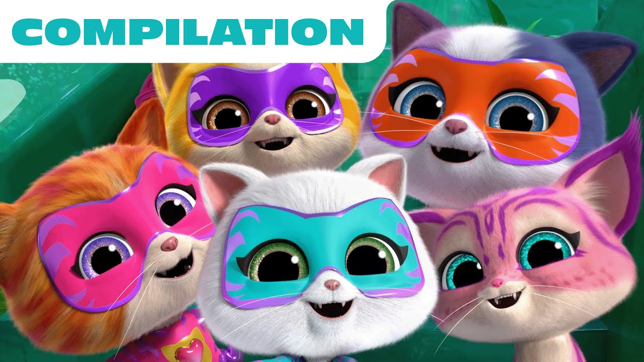 SuperKitties Su-Purr Adventures Season 2 MEGA Compilation! 🐱🐾 | 20 Minutes | @disneyjr