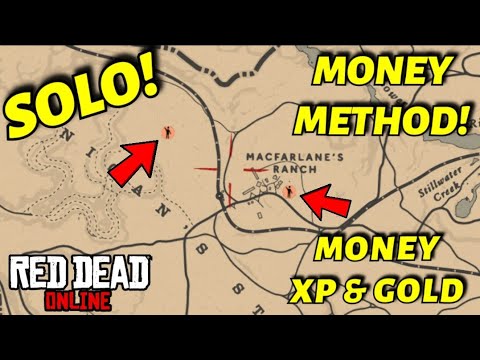 *SOLO* MONEY XP & GOLD METHOD IN RED DEAD ONLINE | RED DEAD REDEMPTION 2 MONEY GUIDE RDR2 ONLINE