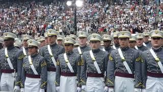 2019 West Point Graduation Closing Minutes Alma Mater to Toss