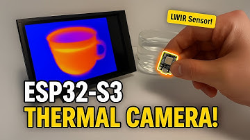 ESP32-S3 Thermal Camera 🔥 Real-Time Heat Vision with LWIR Sensor!