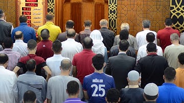 بتلاوة ضجت بها المسجد العمري في الرمثا ( قل ياعبادي الذين اسرفوا على انفسهم )