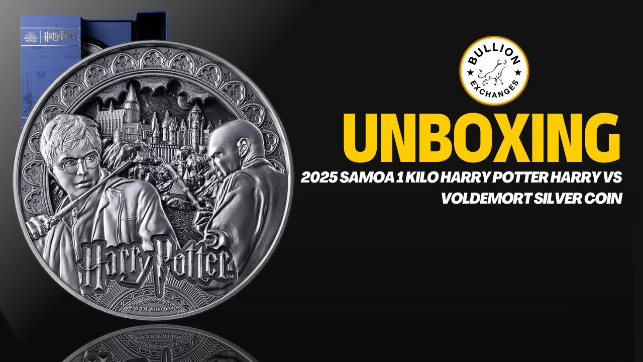 2025 Samoa 1 kilo Harry Potter Harry vs Voldemort Silver Coin