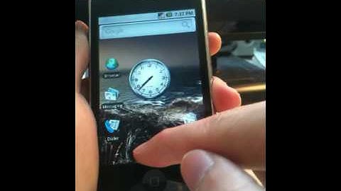 Android running on the iPhone 3G!