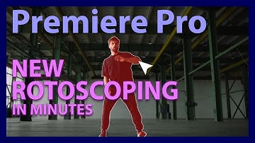 New Rotoscoping is easy - Adobe Premiere Pro Object Selection Tool. 