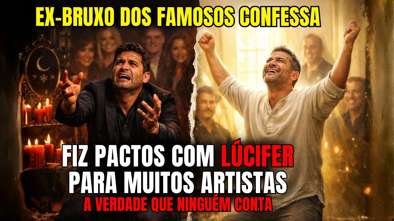 EX-BRUXO DOS FAMOSOS CONFESSA: FIZ PACTOS COM LÚCIFER PARA MUITOS ARTISTAS!