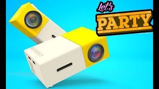Самый Дешевый Китайский LED Проектор на Алиеспресс дешевле нету модель YG300 500LM Projector