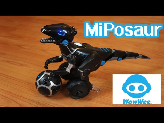 begrænse Modernisere lejer MiPosaur Robotic Dinosaur Pet Review by WowWee Toys - YouTube
