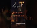 Under Your Amber Skin  | Afro House | Deep Groove