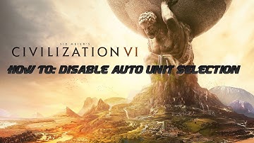 Civilization VI: how to disable auto unit cycle