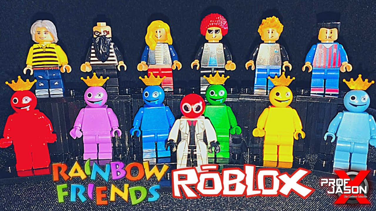 ROBLOX + LEGO] I made the RAINBOW FRIENDS at minifig scale! 