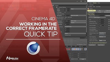 Cinema 4d - Making sure your working in the right framerate