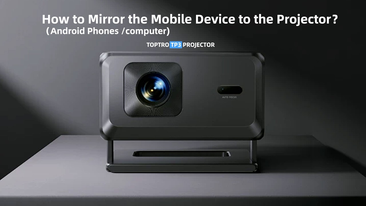 TOPTRO TP3 – Screen Mirroring from Phone & Computer - YouTube