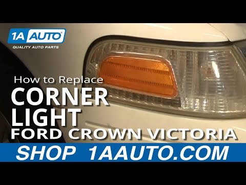 How to Replace Corner Light 98-11 Ford Crown Victoria