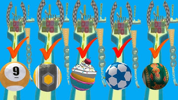 Sky Rolling Balls vs Going Balls- Intense Gameplay & Speedrun Walkthrough!🔥| Android Gaming iOS 🔥