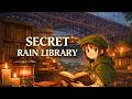 The Girl Who Saved Lost Books 📖 Cozy Rain &amp; Train Ambience | Ghibli ASMR for Sleep