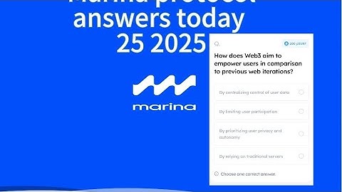 “Daily Marina Protocol Airdrop Answers Unveiled!”Marina Protocol Airdrop: Today’s Quiz Answered!”
