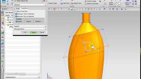 NX Realize Shape - Creating Bottle