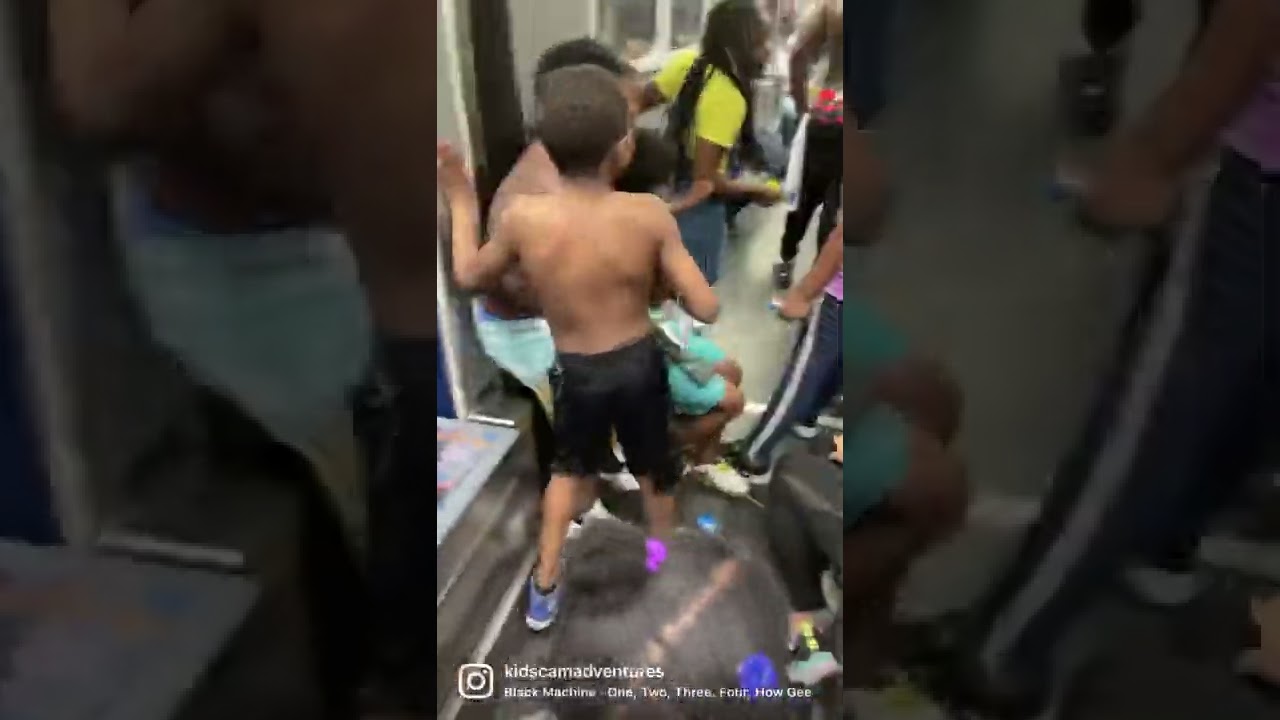 fast train almost made kids fall 