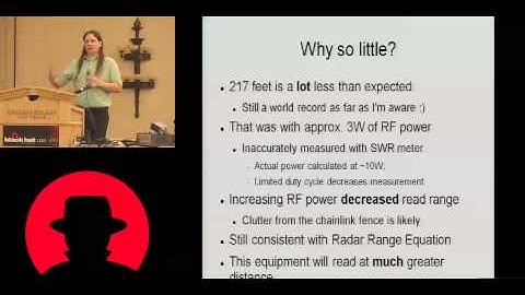 Blackhat 2010 - Extreme Range RFID Tracking - Chris Paget  - Part-02.avi