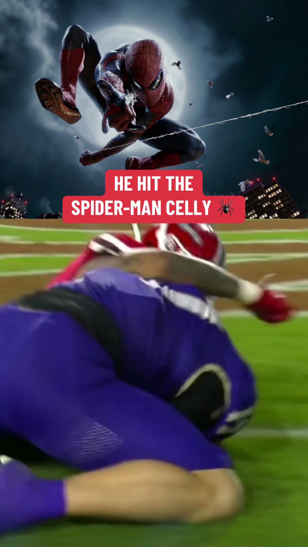He hit the Spider-Man ?️