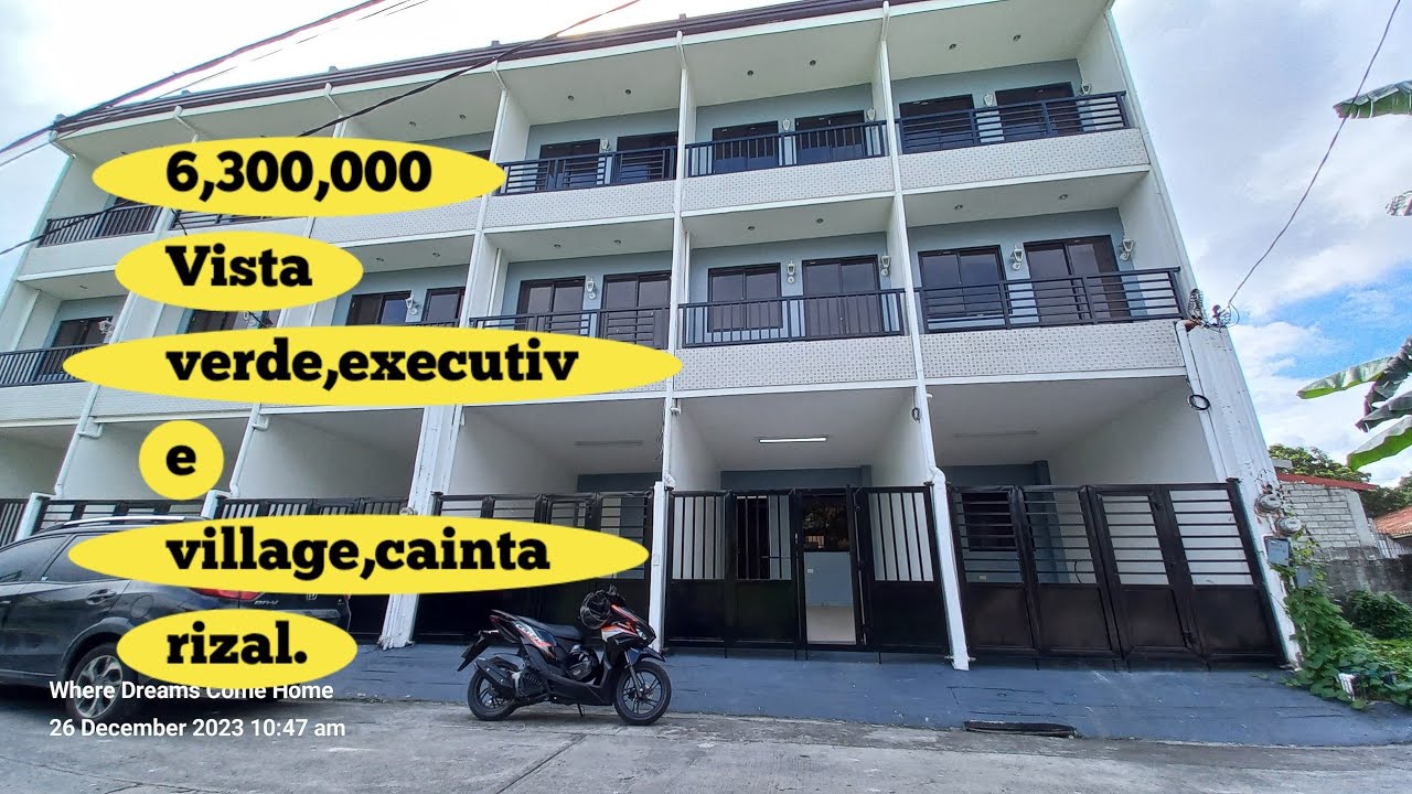 House for sale in vista verde cainta rizal YouTube