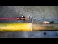 Diy slingshot - How to make a simple and powerful Bamboo slingshot