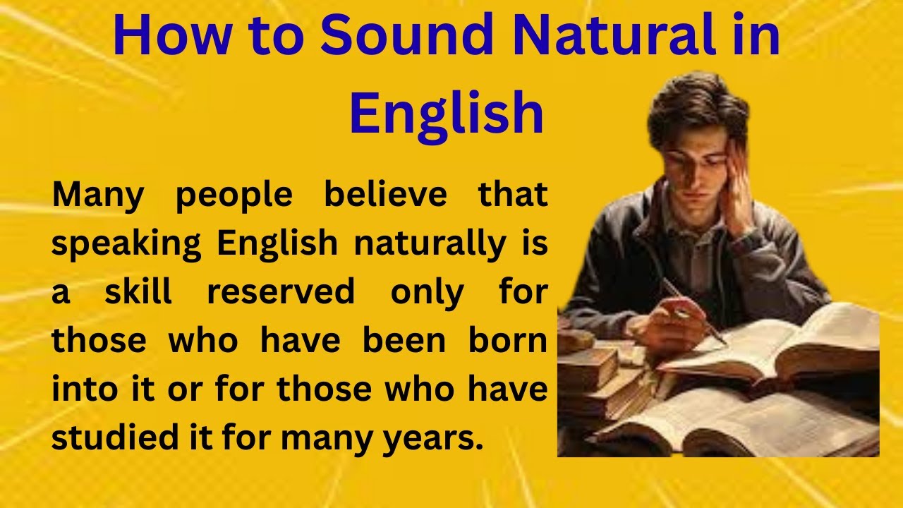 How to Sound Natural in English // Improve Your English // Speak ...