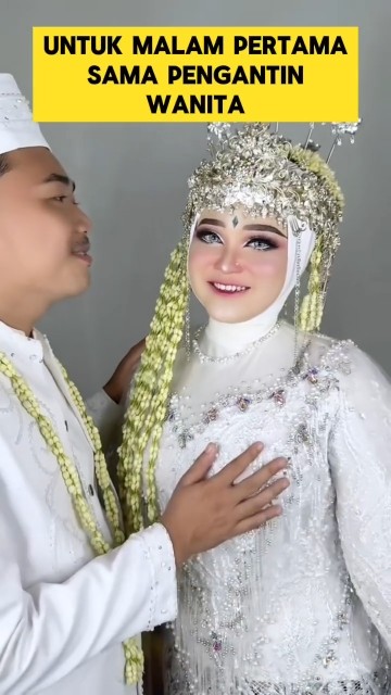 viral malam pertama pengantin dibikin netizen iri #shortvideo #pengantin #funny
