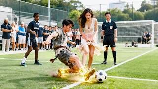 Lame poor man joins soccer match, was mocked, but he was King of Football, 1 kick wins it all screenshot 2