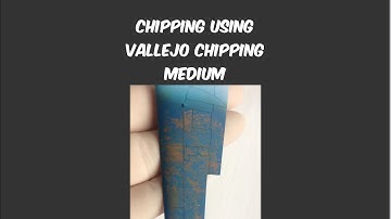 Modelling tips #5 Vallejo chipping medium