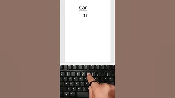 How to Make Car In MS Word#computer #tricks #windows #asmr #shortvideo