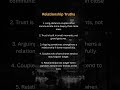 5 Powerful Relationship Truths Every Couple Must Know 💖  #relationship #psychologyfacts #Shorts