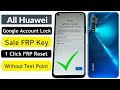 1 Click All Huawei FRP Bypass Tool 2022 | Huawei FRP Unlock Without Test Point NO Downgrade Firmware