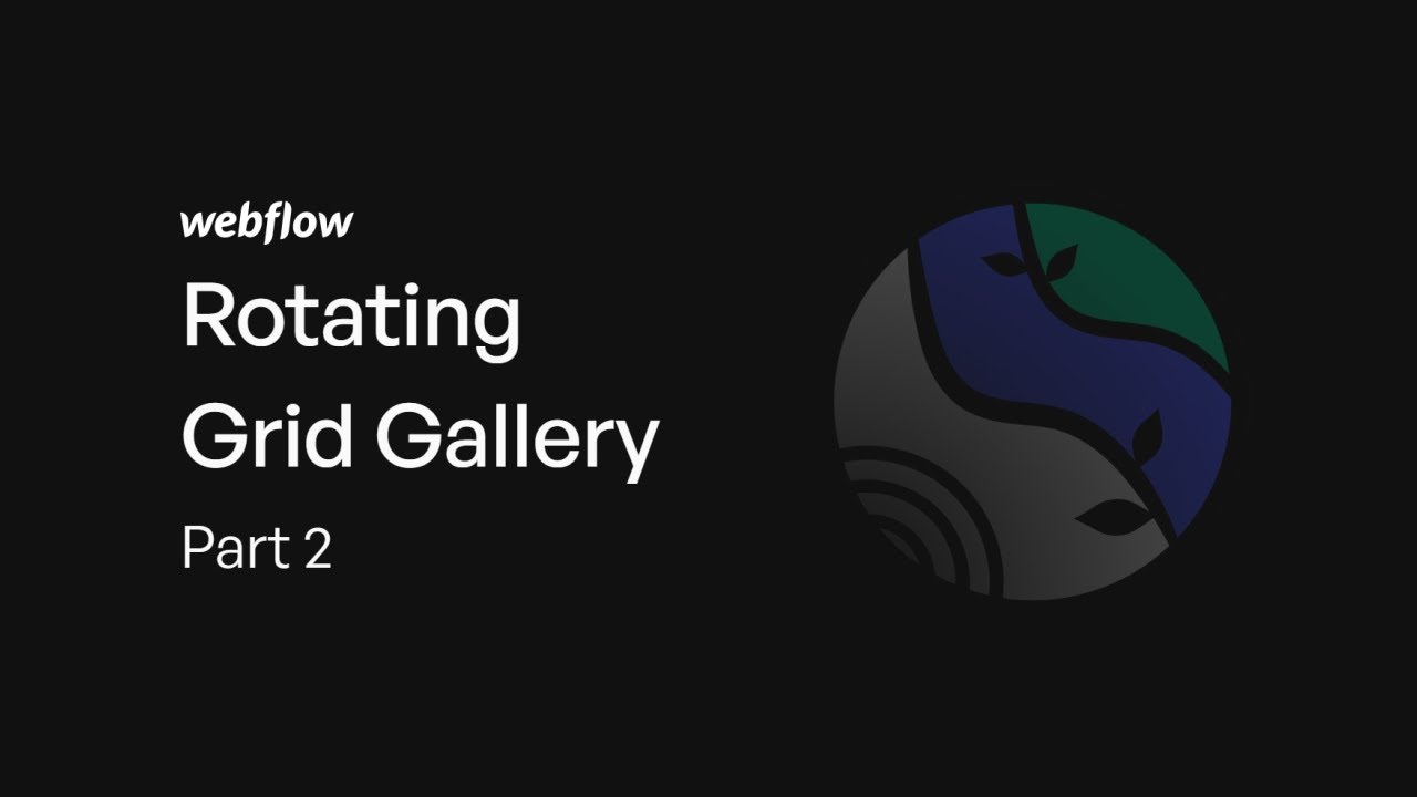 Webflow No Code Immersive Gallery Animation | Part 2 - YouTube
