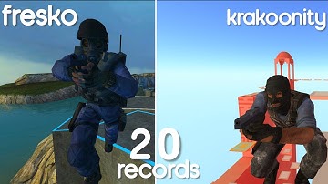 CS:S BHOP - 20 records by fresko & krakoonity