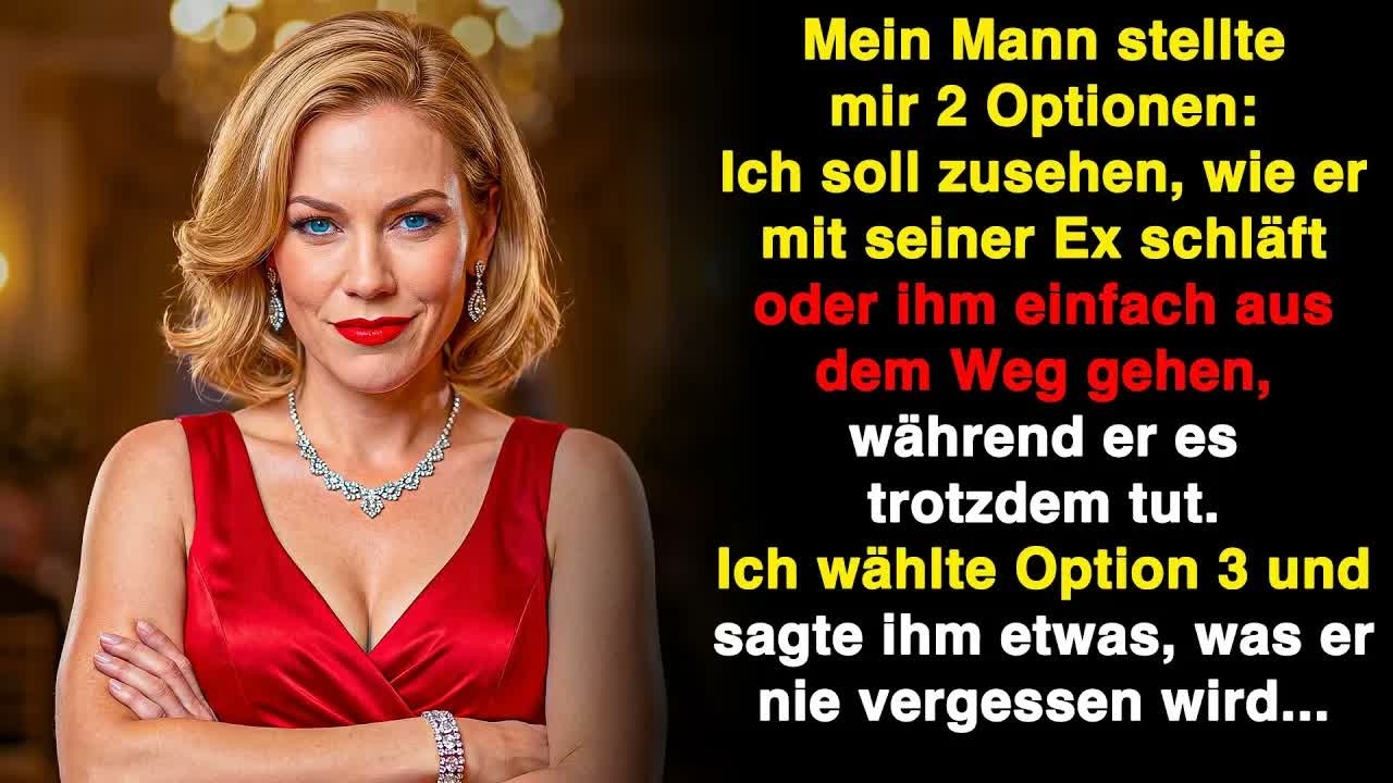 Er sagte： Ich soll zusehen, wie er mit seiner Ex schläft  Doch ich wählte Option 3…