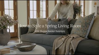 How to Style a Spring Living Room