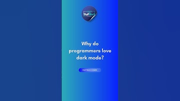 Why Programmers Are Obsessed with Dark Mode (and You Should Be Too!) #codelife #shorts
