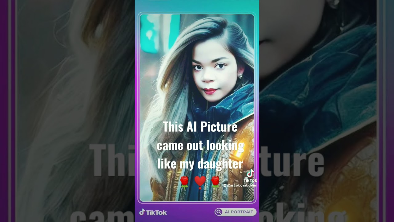This AI Generated Picture came out looking like my daughter      astrology  astrologyalookinside
