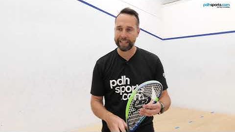Dunlop Sonic Core Squash Racket reviews by pdhsports.com. Part 2: Evolution 120 & Evolution 130