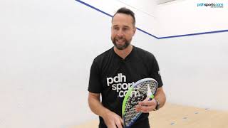 Dunlop Sonic Core Squash Racket reviews by pdhsports.com. Part 2: Evolution 120 & Evolution 130