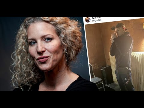 Sandra Dahlberg visar