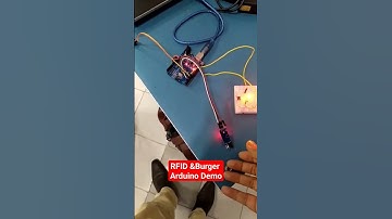 RFID,  Burger & Arduino Demo #programming #iot #electronics #robot