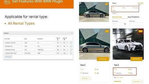 [ Quick View ] How To Set Features for a Product with BRW - Woocommerce Booking & Rental Plugin