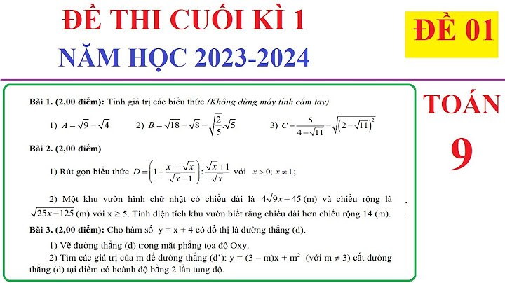 Hướng dẫn giải đề toán 9 thi thử năm 2024