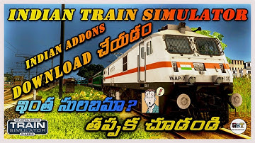 How to Download & Install Indian  Train Simulator on PC step by step full tutorial